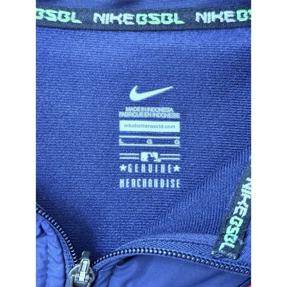 Nike MLB Cleveland Guardians Full Zip Dugout Jacket Men's Large Team Issued